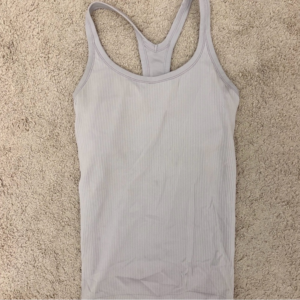 Lululemon lavender EBB to street tank top